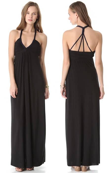 Tbags Los Angeles Maxi Dress with Braided Straps