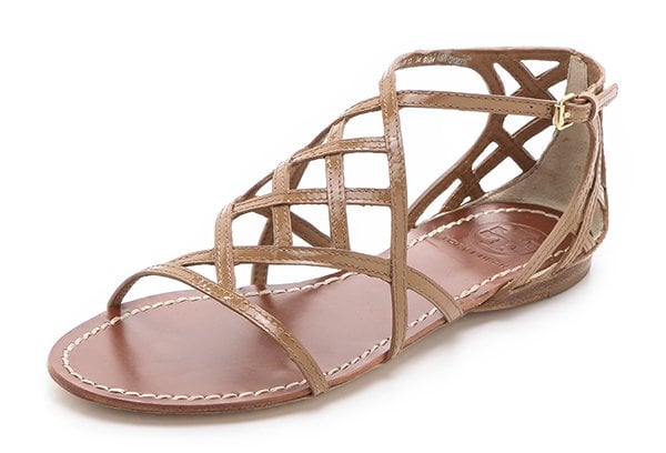 Tory Burch "Amalie" Sandals Sand