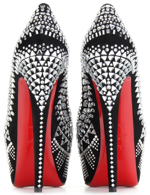 Christian Louboutin Decora 160mm Pumps in Silver