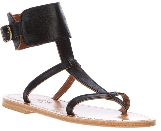 K. Jacques Caravelle Sandals in Black