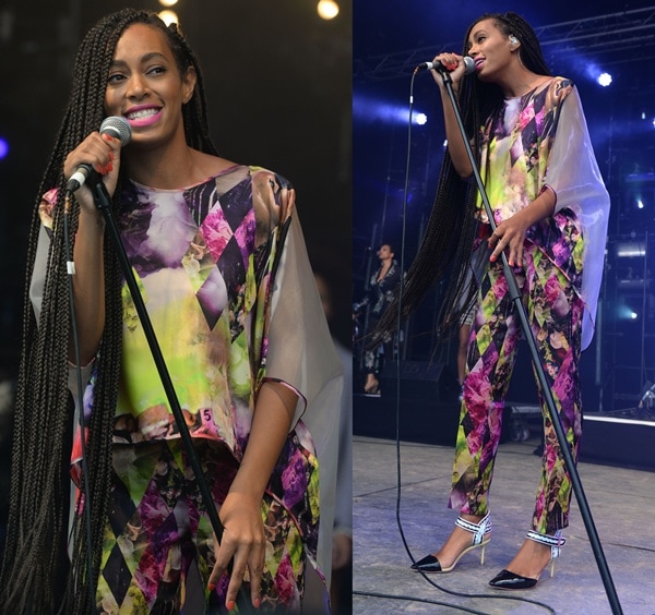 Solange Knowles performing at the 2013 Glastonbury Festival in Glastonbury on June 28, 2013