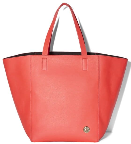 Vince Camuto 'Coco' Tote in Fiery Coral