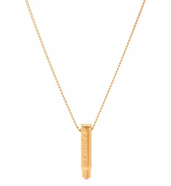 ASOS Lovebullets Gold Mini Red Crystal Necklace