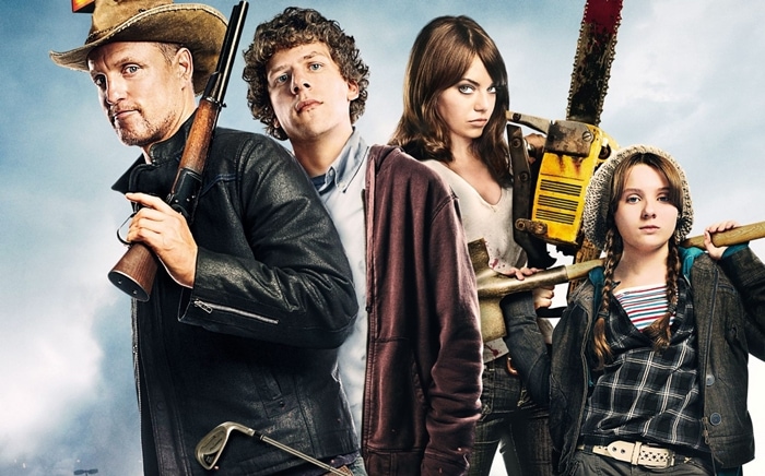 Abigail Breslin was 12-years-old when filming Zombieland with her co-stars Woody Harrelson, Jesse Eisenberg, and Emma Stone