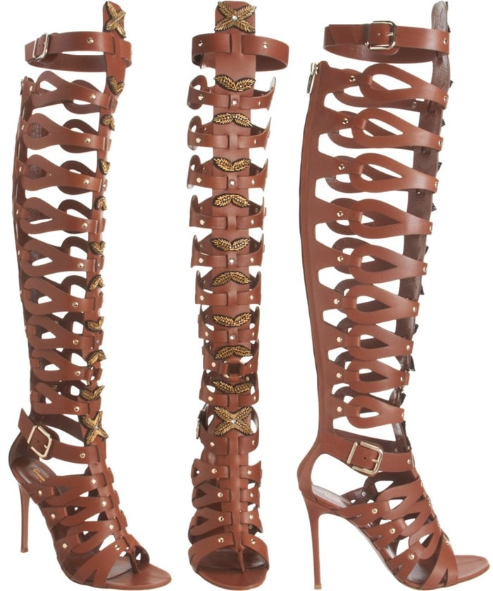 Altuzarra x Gianvito Rossi Knee High Gladiator Sandals