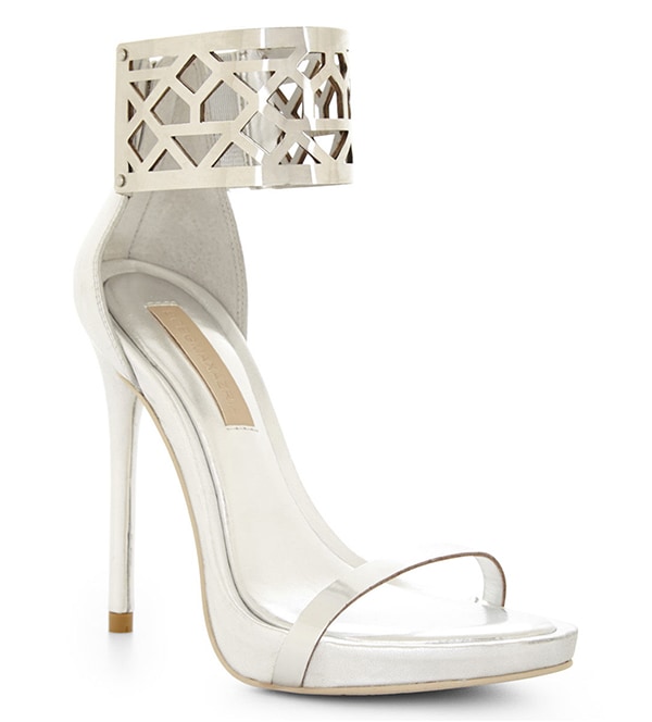 BCBGMAXAZRIA Estie Sandals Silver