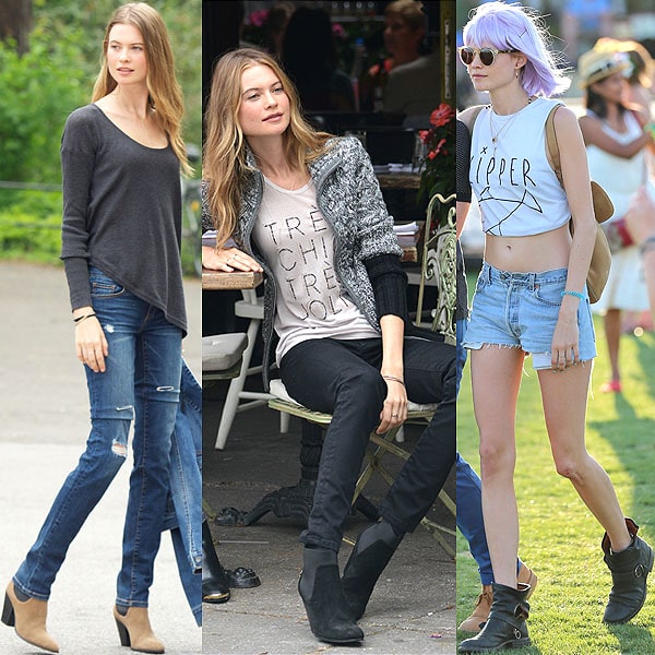 Behati Prinsloo at Victoria's Secret photo shoot at Central Park in New York on May 20, 2013; relaxing at a photo shoot in New York on May 22, 2013; at the 2013 Coachella Valley Music and Arts Festival in Indio, California, on April 12, 2013