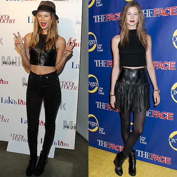 Behati Prinsloo at the US premiere of Letters to Haiti held at Milk Gallery in New York on December 7, 2011; at the Oxygen Celebrates the Premiere of The Face at Marquee Nightclub in New York City on February 5, 2013