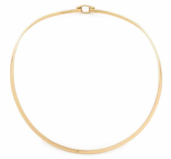 Charles Albert Round Necklace Collar with Clasp