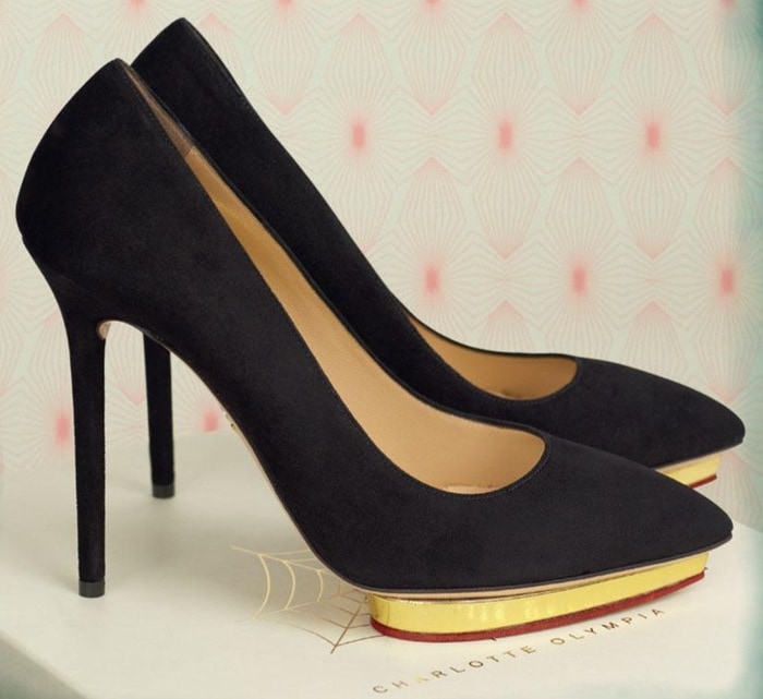 Charlotte Olympia Black Debbie Pumps