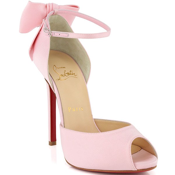 Christian Louboutin Dos Noeud Ankle-Strap Bow Pumps