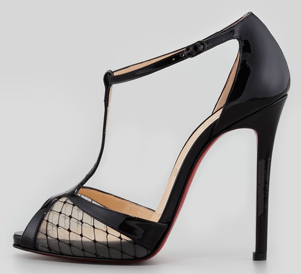 Christian Louboutin "Lagoula" Fishnet Pumps