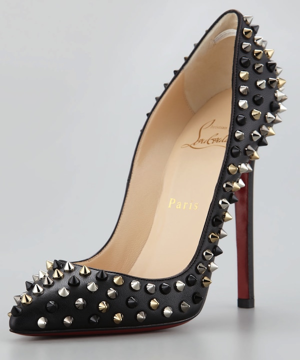 Christian Louboutin "Pigalle Spikes" Pumps