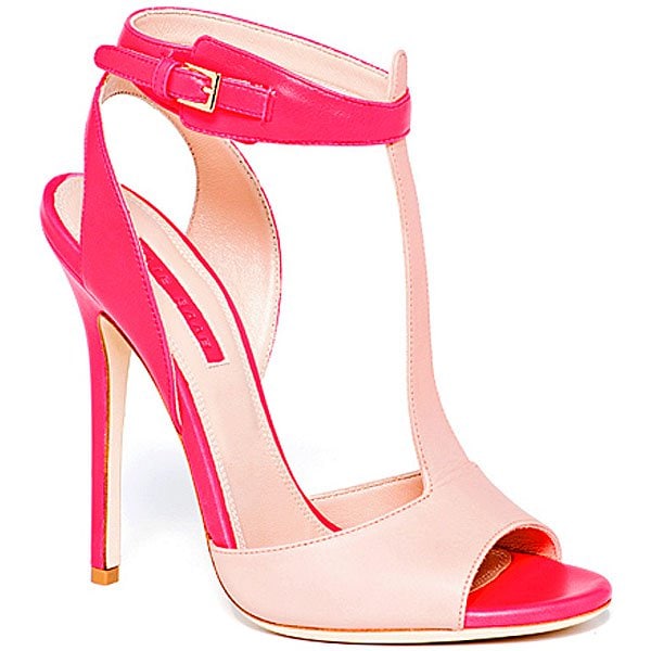 Elie Saab Spring 2013 T-Strap Sandals