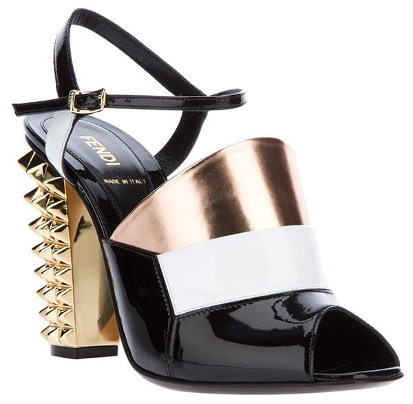 Fendi Studded Sandals