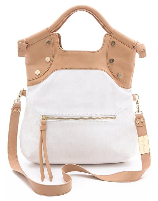 Foley + Corinna FC Lady Tote in White Canvas Combo
