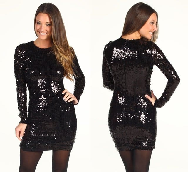 French Connection Lust Sequin Sheath Dress