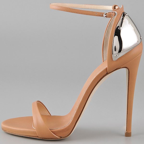 Giuseppe Zanotti plated heel sandals