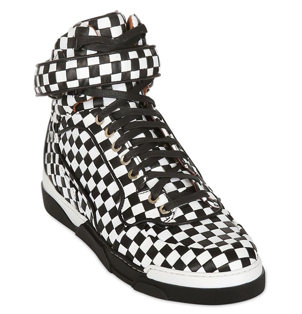 Givenchy Checkered Hi Top Sneakers