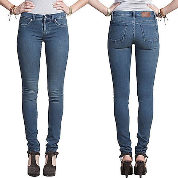 Get the look: Henry & Belle's Blue Super Skinny Jeans are available for $132, perfect for achieving Eva Longoria's polished denim style