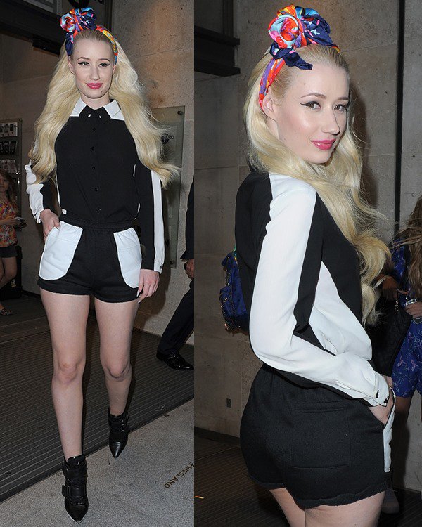 Iggy Azalea leaving the Radio 1 studios in London on July 8, 2013