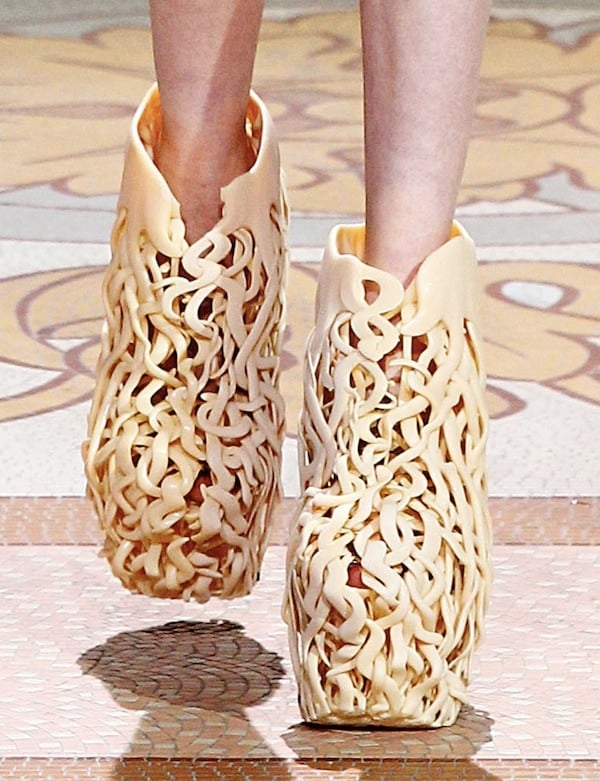 Unique boots fit for an avant-garde singer like Lady Gaga