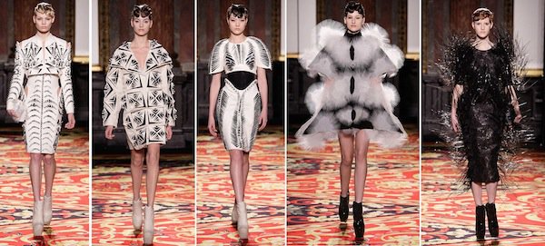 The haute couture creations of Iris van Herpen for the "Voltage" Collection