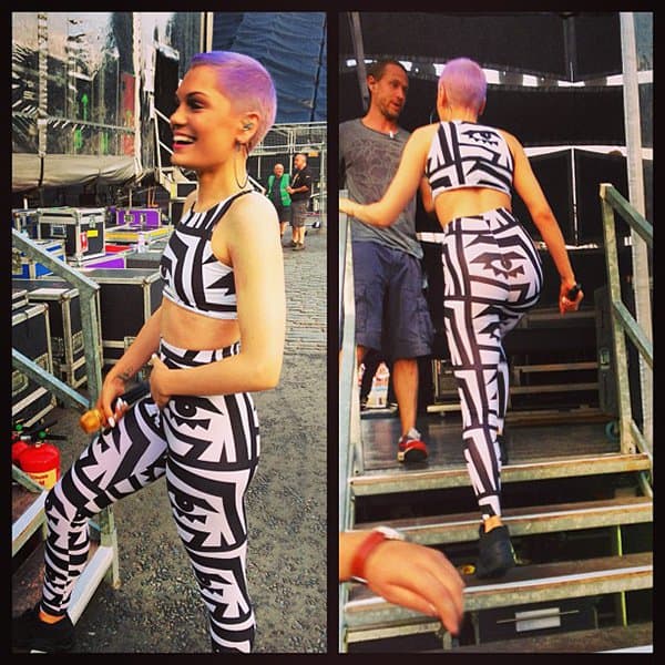 A glimpse into Jessie J's backstage life with personal photos shared on Instagram