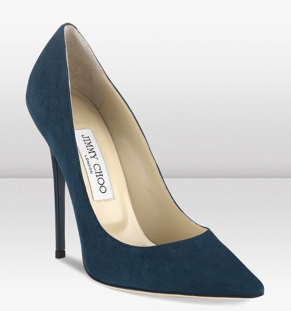 Jimmy Choo "Anouk" Pumps in Dark Prussian