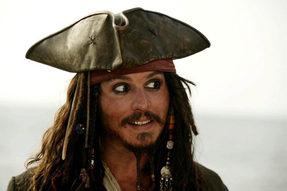 Johnny Depp is the mastermind behind Captain Jack Sparrow