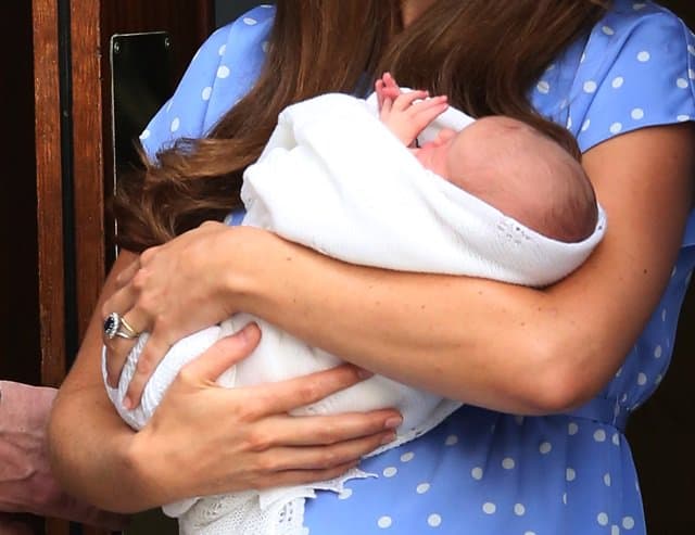 Prince William jested that he was quite relieved that the baby looks more like Kate, with a thick set of dark blond locks