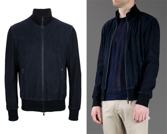 Neil Barrett Leather Bomber Jacket