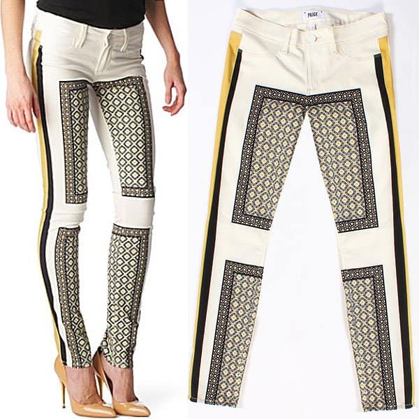 Paige Denim 'Verdugo' jeans in St. Petersburg are a must-have with their distinctive print and slimming design