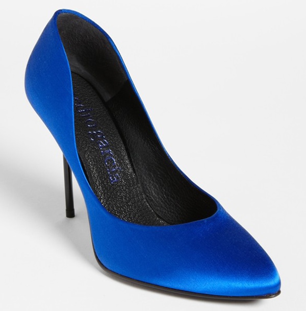 Pedro Garcia Rosette Pumps Cobalt