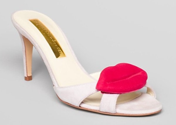 Rupert Sanderson Minkie Lips Mules