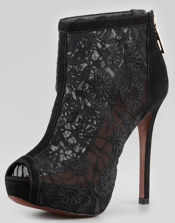 Schutz Andria Lace Booties