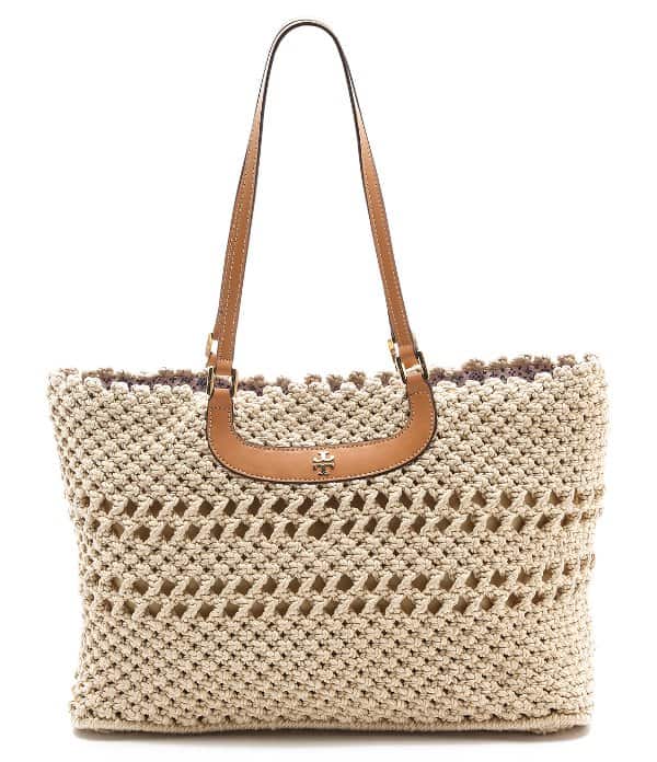 The chic and spacious Tory Burch 'Dawson' Large Round Tote