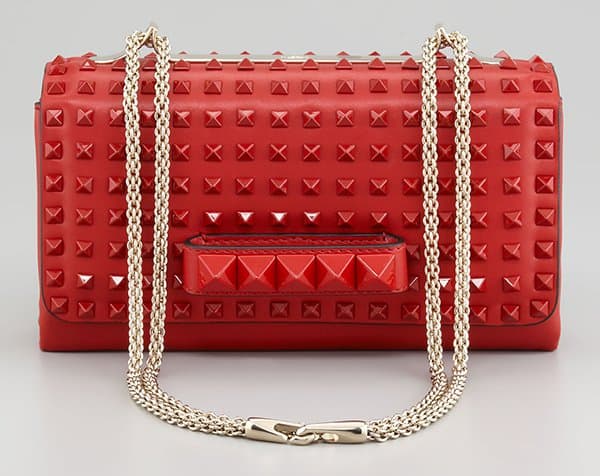 Valentino Rock Stud Chain Flap Bag