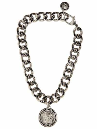 Versace Swarovski Vanitas Chain Necklace