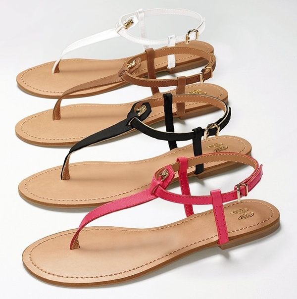 Victoria's Secret Supermodel Essentials T-Strap Flats