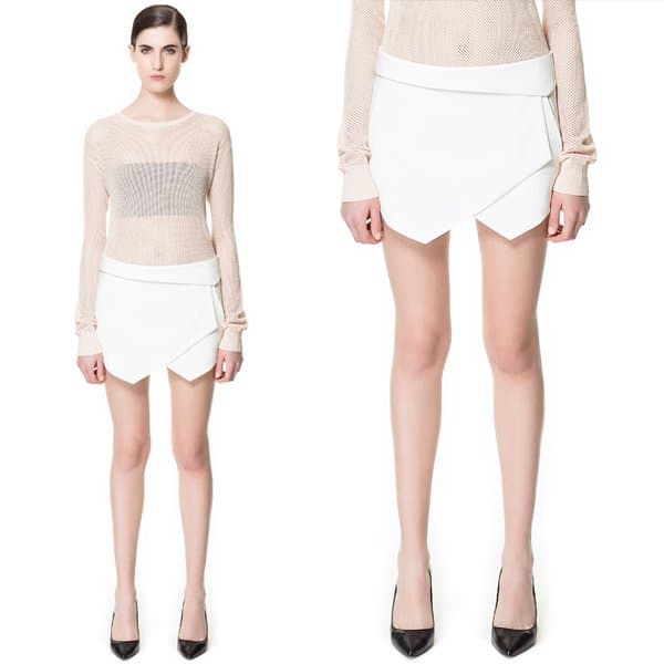 Zara Origami Mini Skort