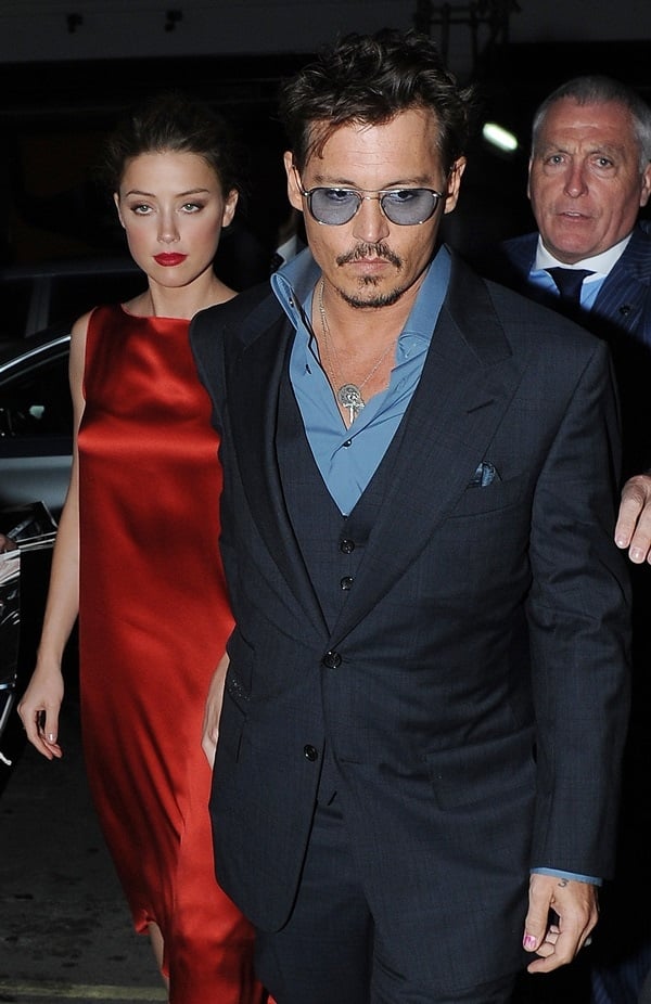 Johnny Depp and Amber Heard looked insanely good together