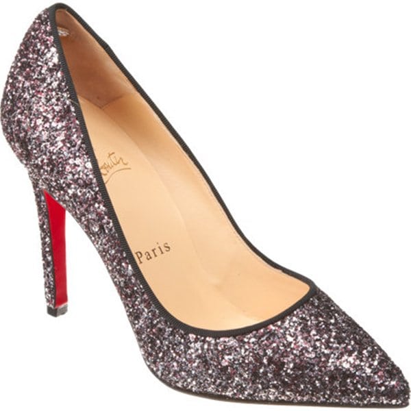 Christian Louboutin "Pigalle" Glitter Pumps