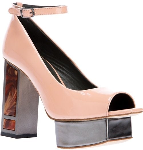 joanne stoker open toe platform pump