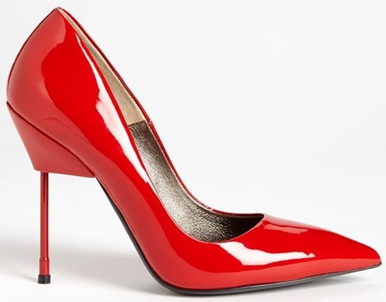 kurt geiger britton in red patent