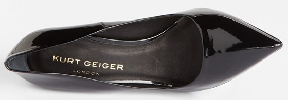 Kurt Geiger 'Britton' Pumps in Black Patent