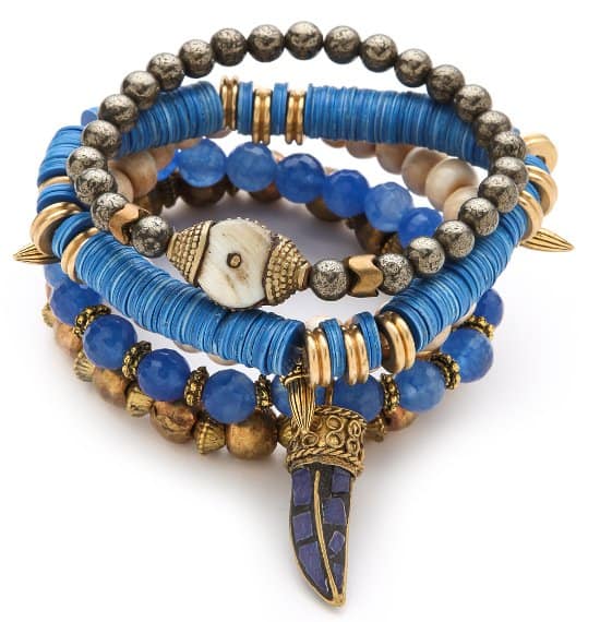 Lacey Ryan Feeling Blue Bracelet Set - A sophisticated selection that offers both charm and style to your summer wardrobe