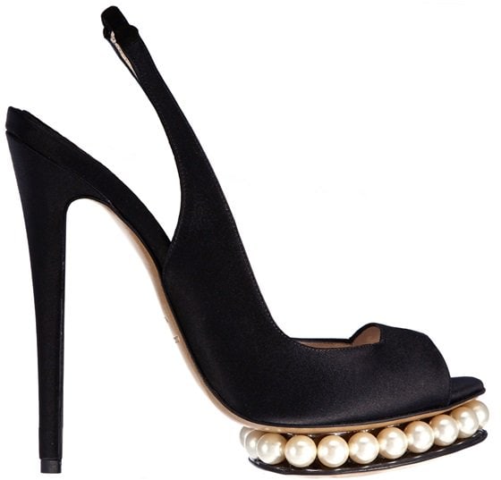 Nicholas Kirkwood Pearl-Platform Slingbacks