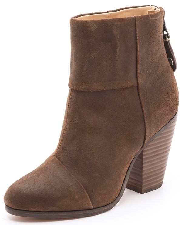 Rag & Bone Classic Newbury Boots in Brown Suede