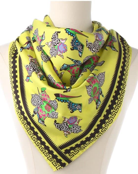 Versace High-Heeled Hijinks Scarf